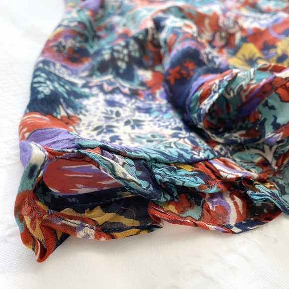 Maeve by Anthropologie Annabella Bohemian Chiffon Maxi Dress - 8 - Picture 9 of 9